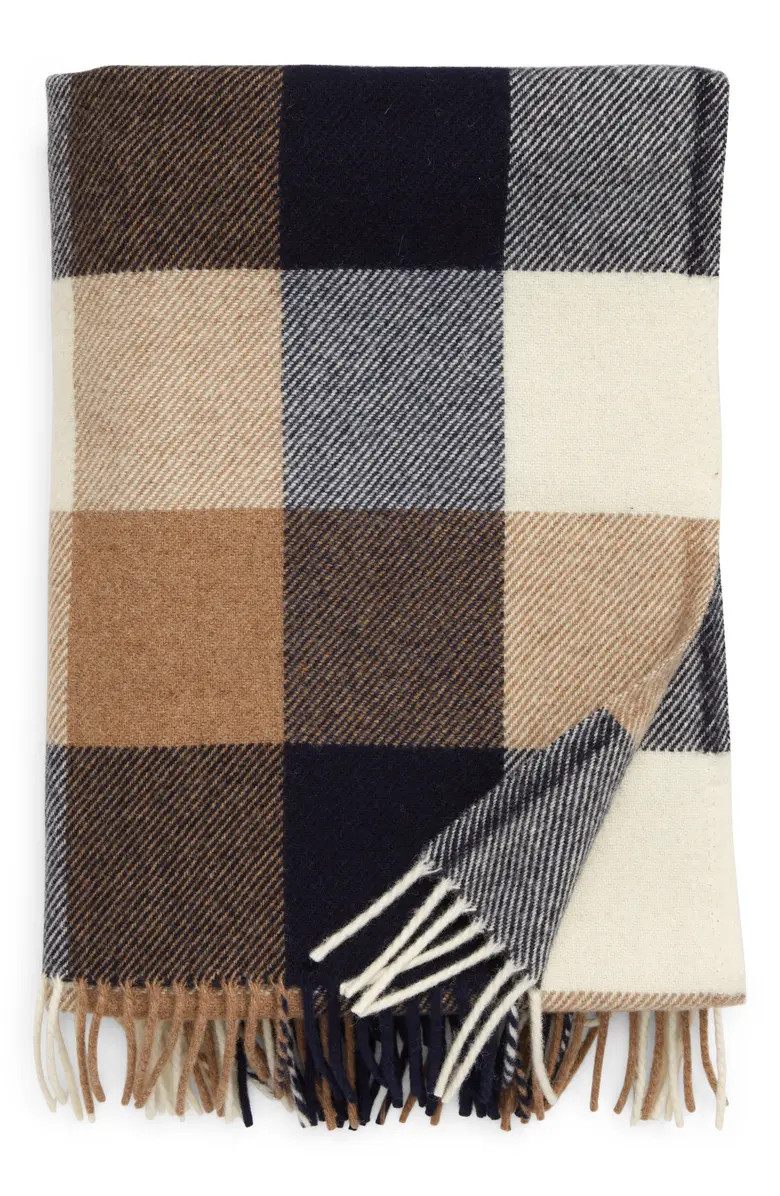Plaid Washable Wool Throw | Nordstrom