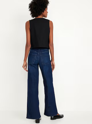 High-Waisted Wow Wide-Leg Jeans | Old Navy (US)