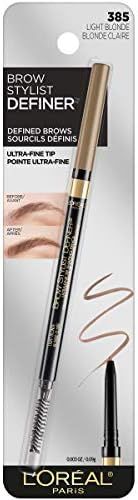 L'Oreal Paris Makeup Brow Definer Waterproof Eyebrow Pencil, Ultra-Fine Mechanical Pencil, Draws ... | Amazon (US)