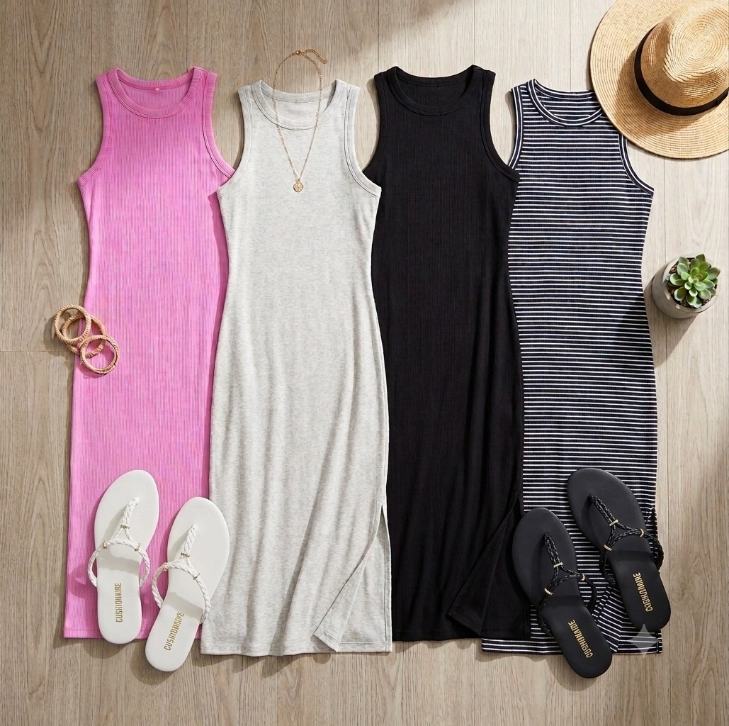 🚨Sale Alert🚨
✨A dress so good I bought it in 3 colors! With its soft spandex blend material and a supportive built-in bra, this dress is a no-brainer for travel, work, or a night out! Pair it with my new favorite Cushionaire sandals!

#LTKMidsize #LTKSaleAlert #LTKActive