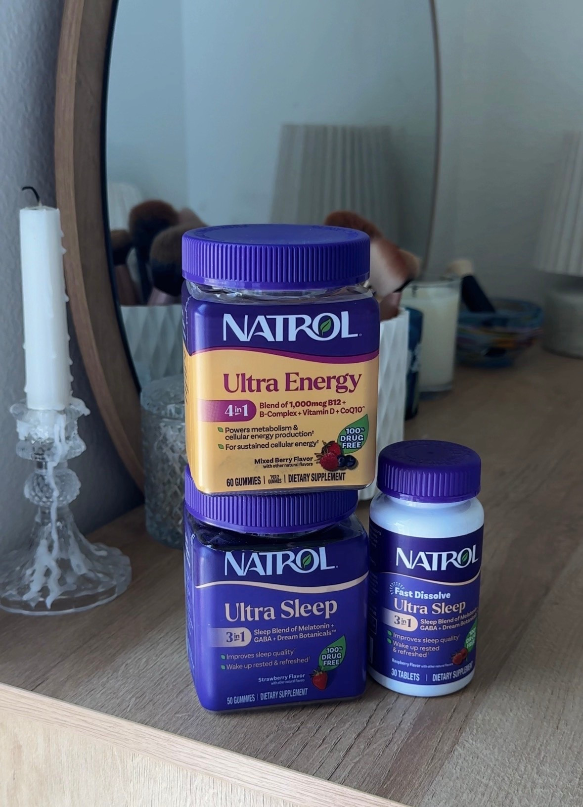 #ad A little morning reset before the workday begins ✨ 

I’ve been a fan of Natrol® melatonin supplements for nighttime support, while their new Ultra Energy line is a 4-in-1 blend of B12, B-Complex, Vitamin D + CoQ10 to help support my energy throughout the day† 

It provides my body with essential nutrients so I can feel my best and accomplish everything on my to-do list.

After making the bed, tidying up, starting laundry, and making coffee, I feel ready to ease into my day.

Natrol® Ultra Sleep is available in @Target stores and Ultra Energy is available online and in select Target stores. // @natrolofficial #Targetpartner #natrol #ultrasleep #ultraenergy

†These statements have not been evaluated by the Food and Drug Administration. This product is not intended to diagnose, treat, cure or prevent any disease.

#LTKselfcare