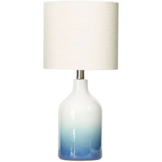 Better Homes & Gardens Ombre Ceramic Table Lamp, Blue - Walmart.com | Walmart (US)