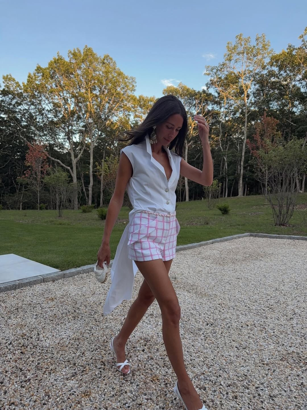 Outfit from this weekend. My jumpsuit is Chanel