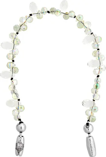 ossa Faceted Crystal Beaded Wrist Strap For IPhone Case | Nordstrom | Nordstrom