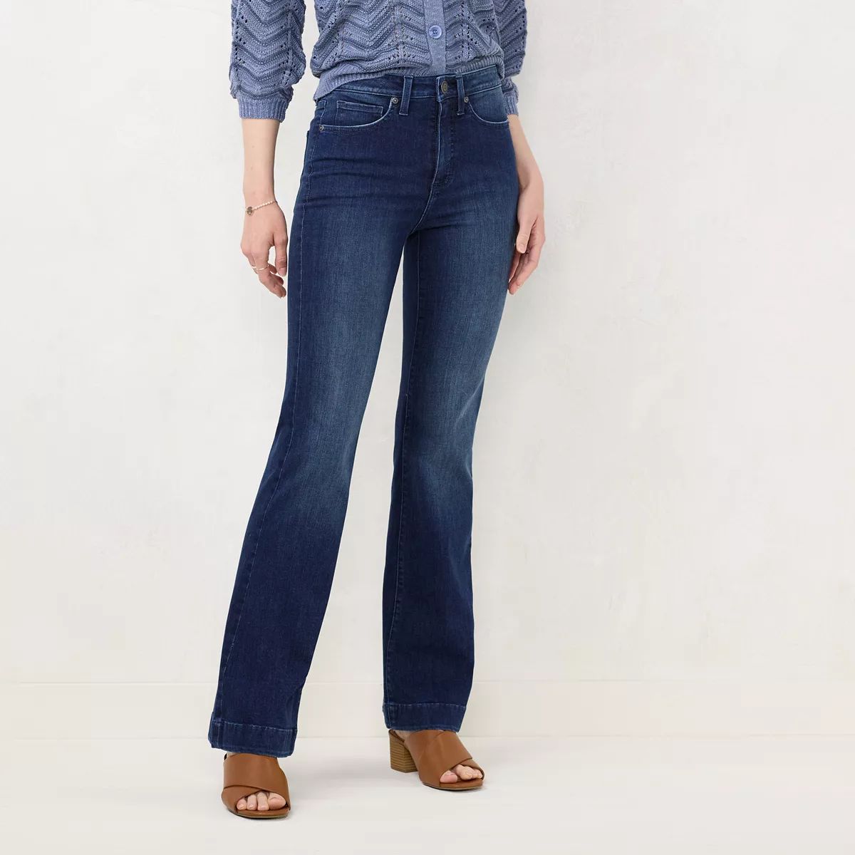 Women's LC Lauren Conrad Feel Good Super High-Waist Flare Jeans | Kohl's
