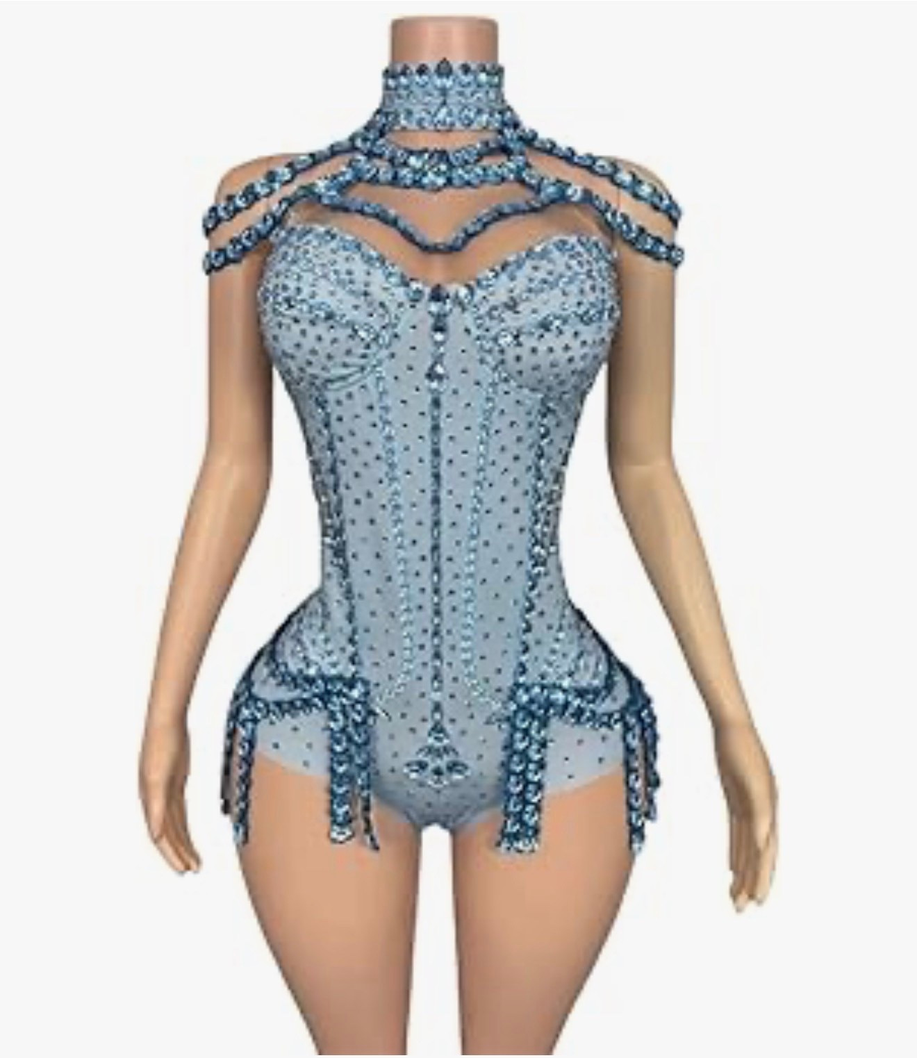 Women's Sexy Stretch Bodysuit, Rhinestone Nightclub Party Costume, Singer Stage Performance Costume

#LTKTall #LTKPetite #LTKvlog