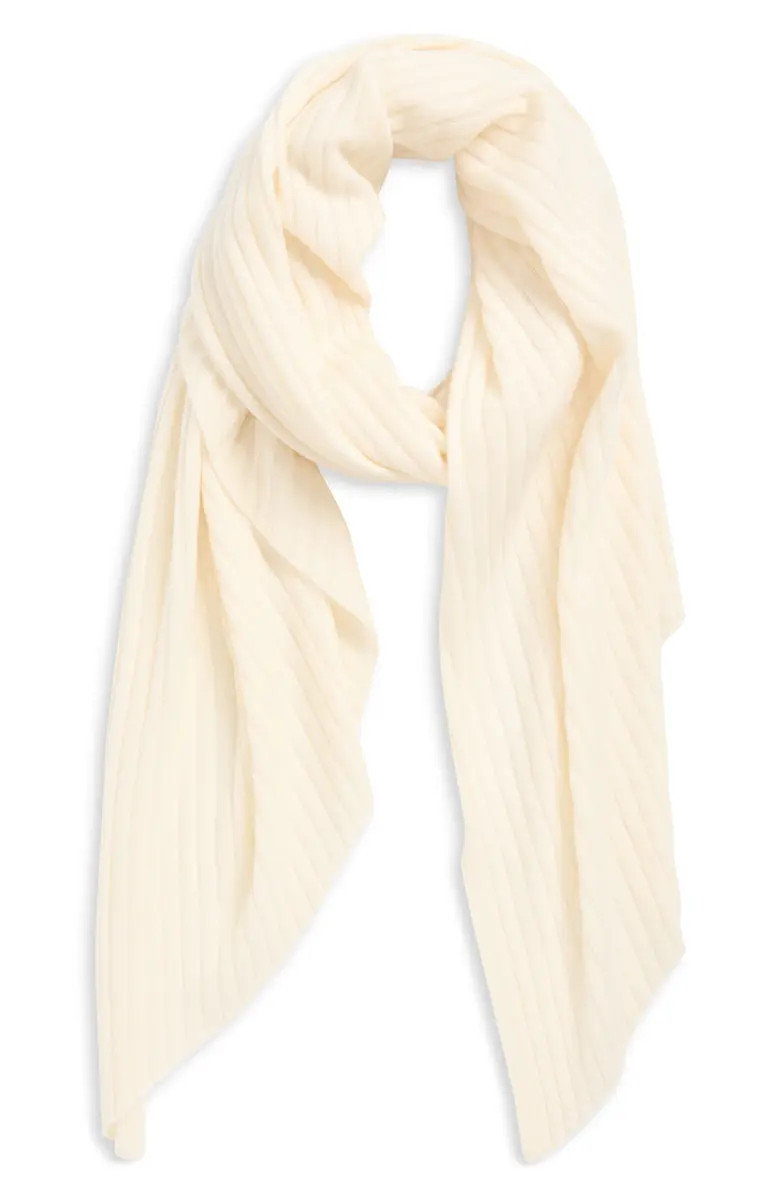 Rib Cashmere Travel Wrap | Nordstrom