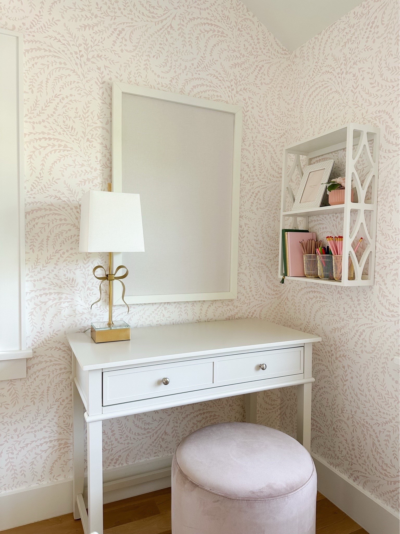 A sweet and functional space for getting ready or homework

Girls room, writing desk, vanity, organization

#LTKHome #LTKKids #LTKStyleTip