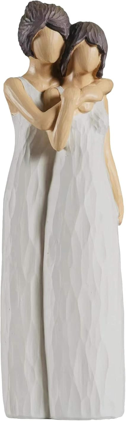 BUTILIVEEN Mother and Daughter Figurines, Mother Daughter Hugging Figurine Statues, Mother Daught... | Amazon (US)