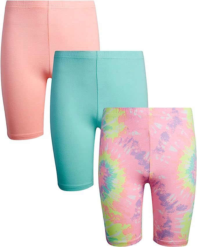 Freestyle Revolution Girls’ Bike Shorts Bundle – 3 Pack Dance and Play Cartwheel Shorts | Amazon (US)
