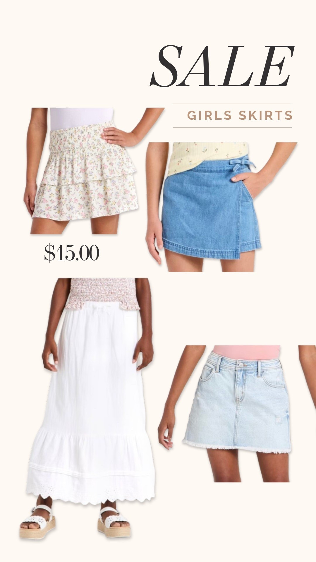 Girls skirts on sale!

#LTKKids #LTKmomlife #LTKSaleAlert