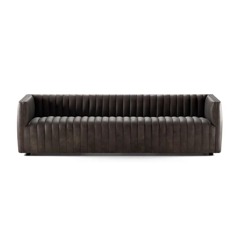Augustine Leather Sofa | Wayfair North America
