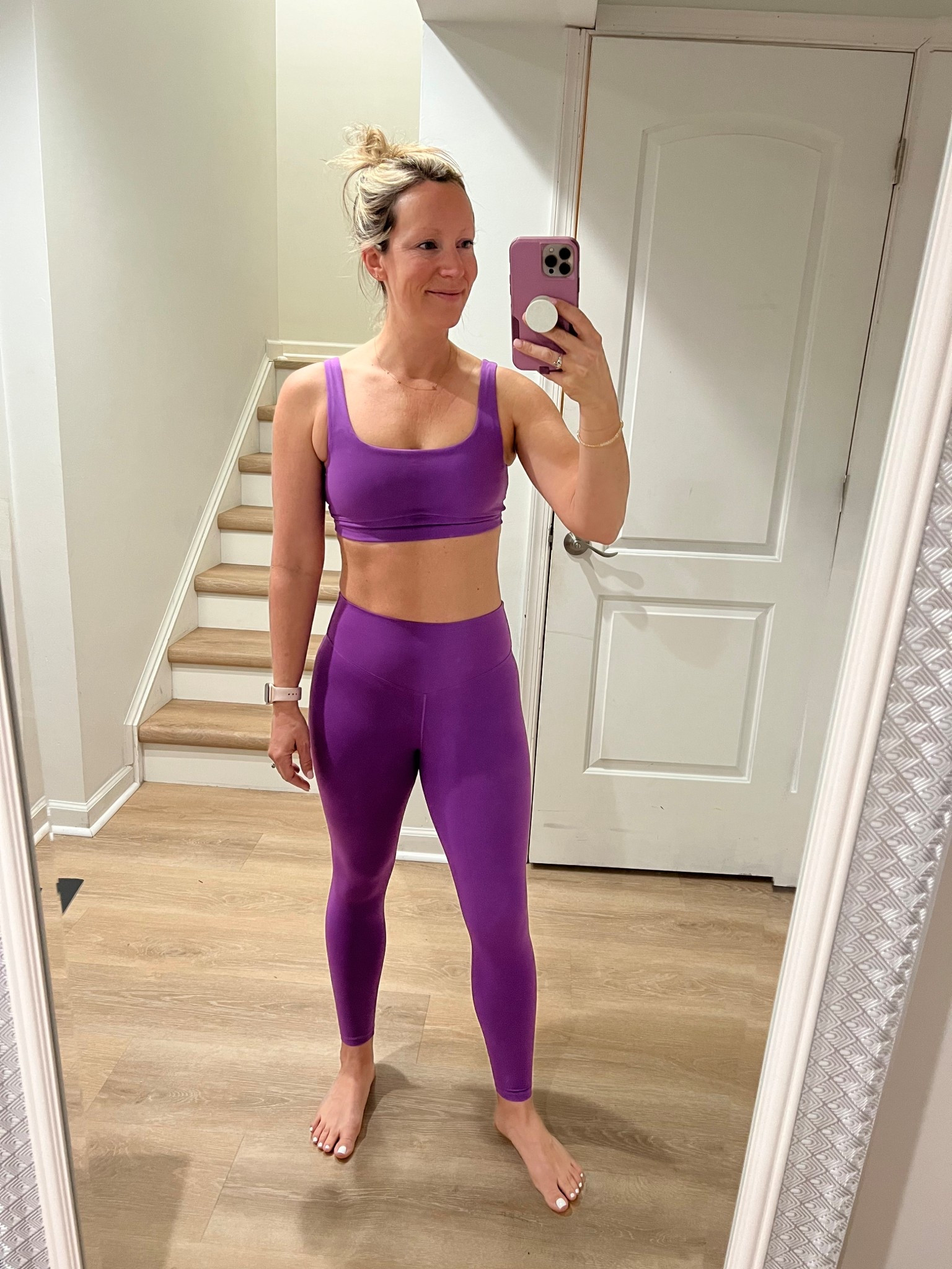 The cutest set from Vuori! Wearing a small short in the leggings and a small in the bra! 

#LTKActive #LTKOver40