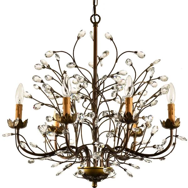 West Oak Lane 6 - Light Candle Style Classic / Traditional Chandelier | Wayfair Professional