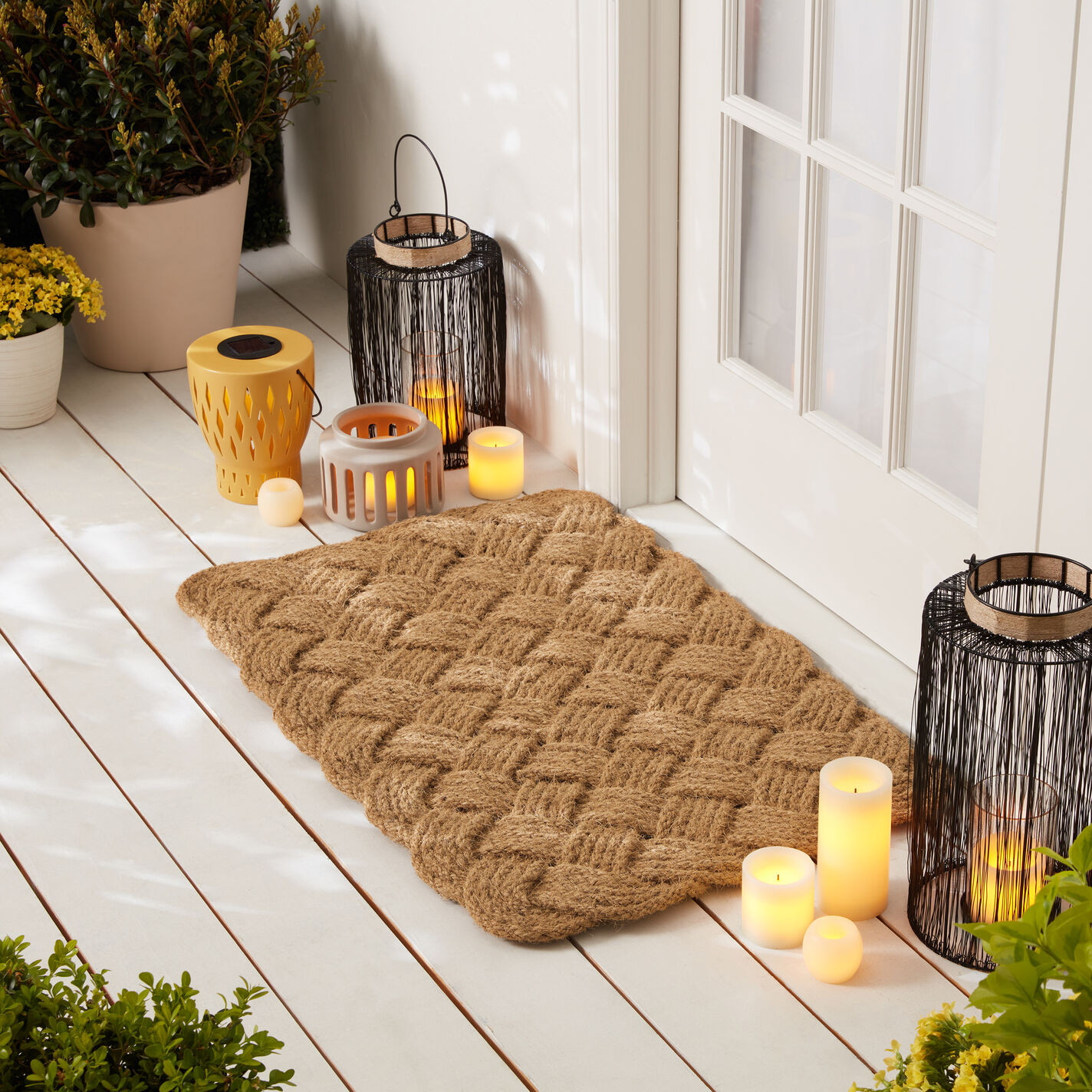 Coir Rope Knot Doormat | World Market