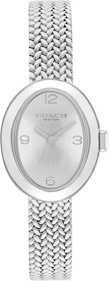 COACH Women's Sammy 2H Quartz Bracelet Watch, 22.5mm Petite Oval Case, Premium Fashion, Everyday ... | Amazon (US)