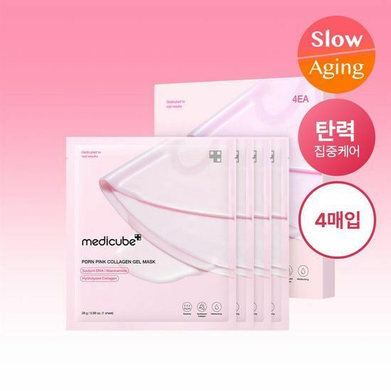 medicube PDRN Pink Collagen Gel Mask Sheet 4ea | Olive Young Global