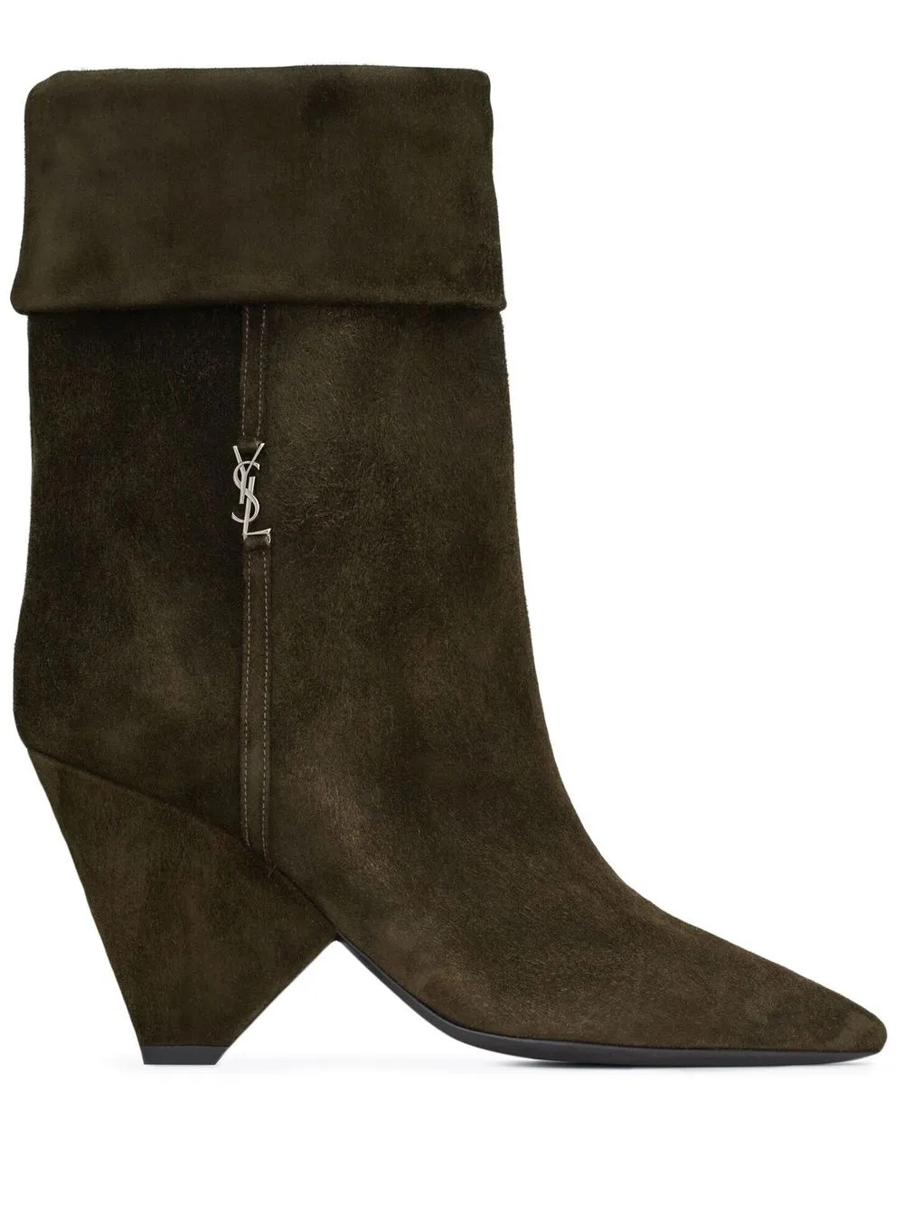 Saint Laurent Liz 85mm Suede Boots - Farfetch | Farfetch Global