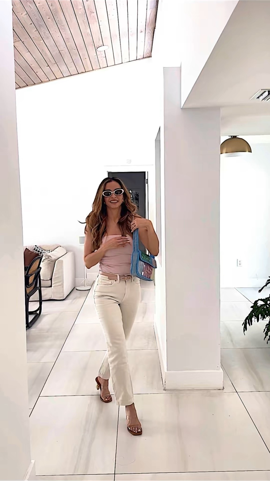 Soft Summer Neutrals ☁️
Wearing a blush pink strapless top paired with cream straight-leg denim — a combo I’ve been loving this summer. Styled it with minimal tan heels and added a pop of color with this pastel patchwork shoulder bag.
Perfect for casual brunches, vacation strolls, or warm-weather errands.
Shop the full look below 🛍️

#LTKStyleTip #LTKSummerEdit #LTKTravel