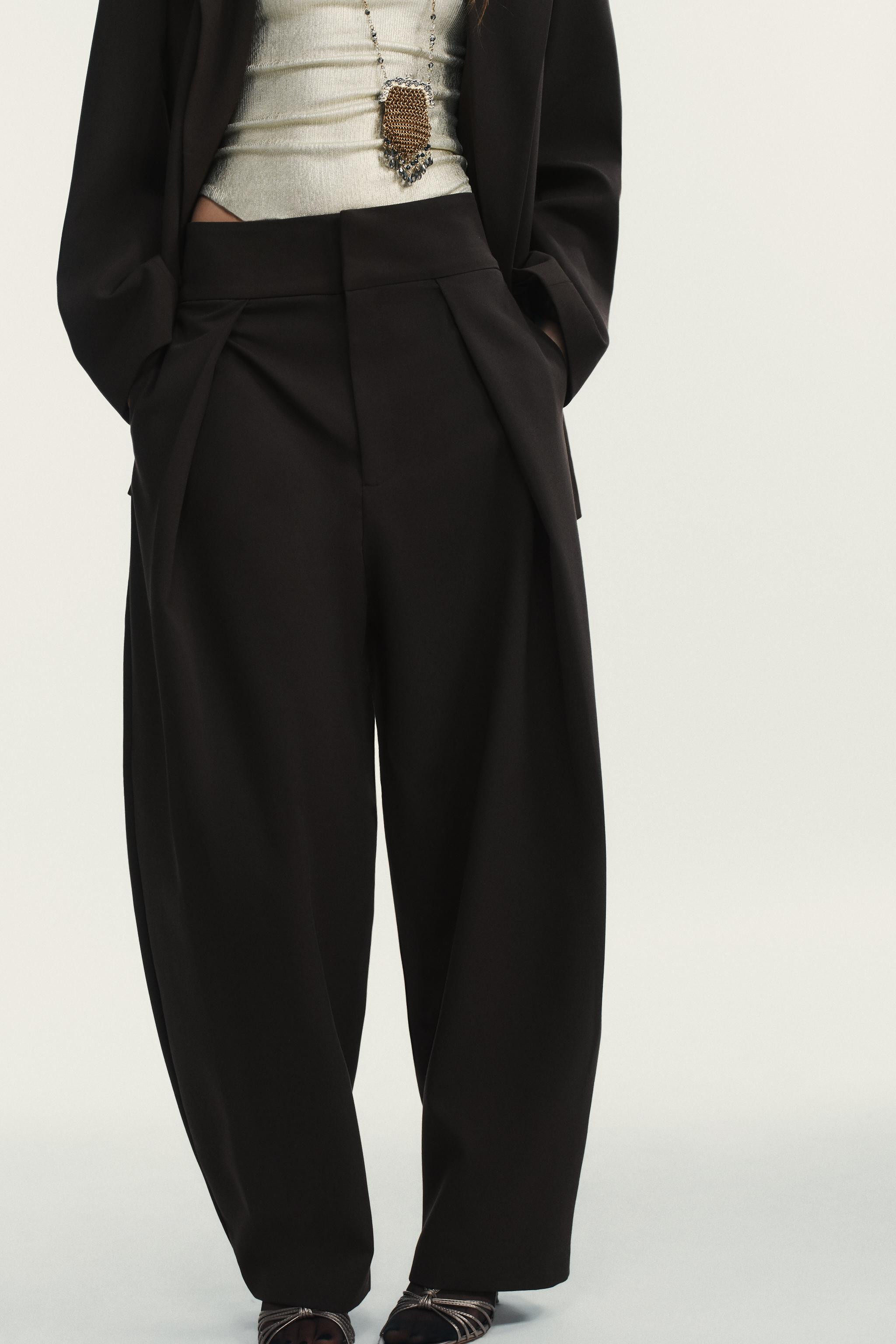 PLEATED BALLOON PANTS | Zara Canada