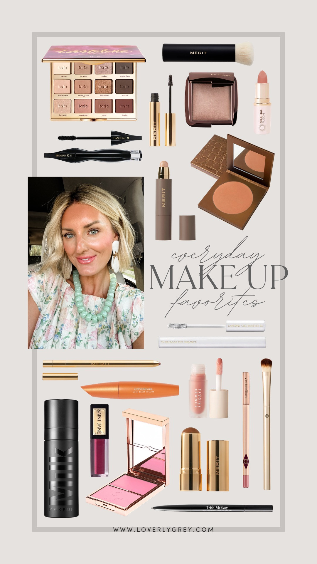 Everyday make up favorites that I use & love! I have been using several of these for years!

Loverly Grey, make up, make up routine, everyday make up, bronzer, eye shadow, concealer, mascara, setting spray, blush 

 #LTKBeauty