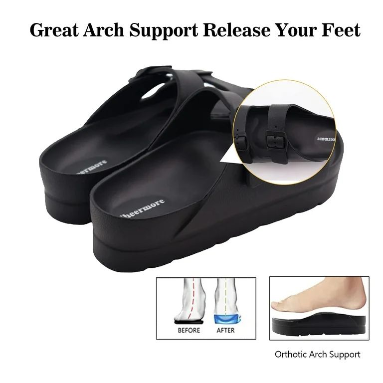 CHEERMORE Women's Slide Female Platform Sandals Adult | Walmart (US)