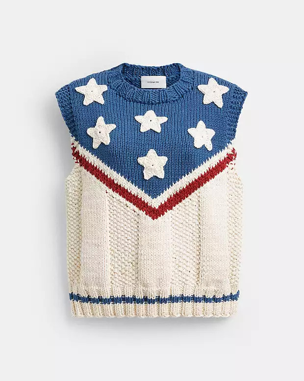 American Flag Sweater Vest | Coach (US)