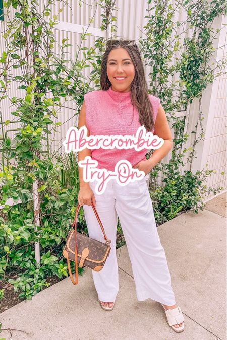 So many cute new arrivals at Abercrombie! 🫶🏻wearing a large in everything! 

#LTKMidsize #LTKStyleTip