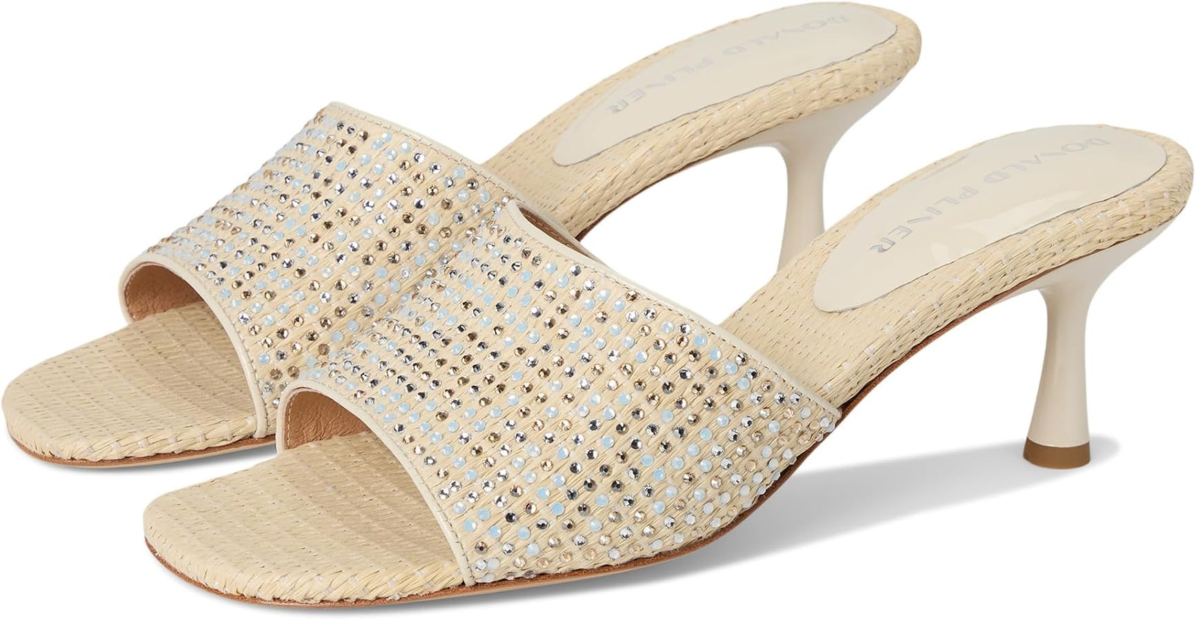 Donald Pliner Women's Rikki Heeled Sandal, Foam, 7 | Amazon (US)