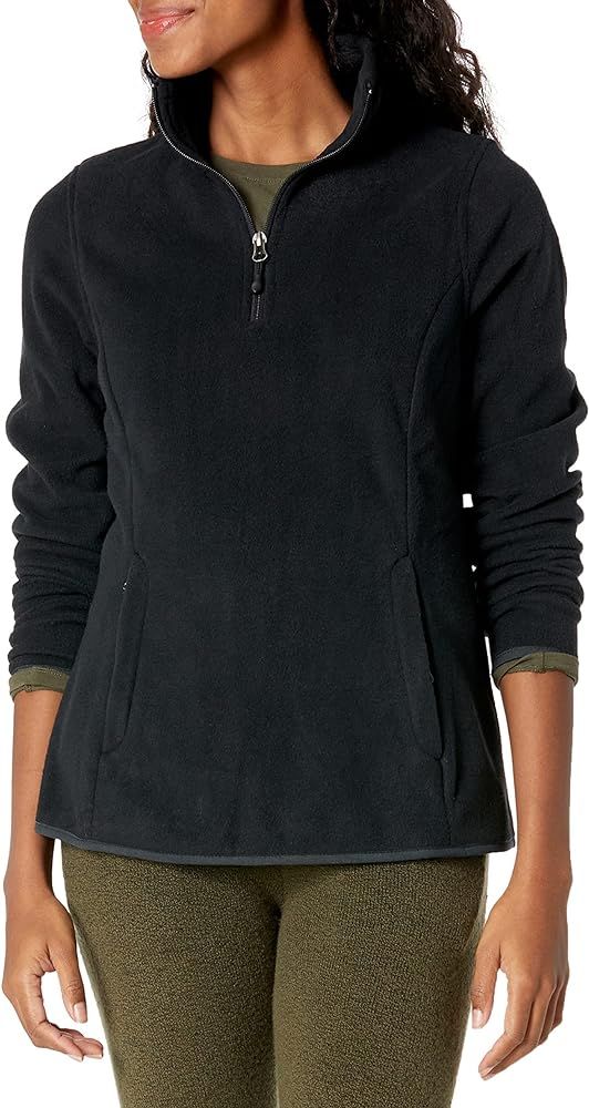 Amazon Essentials Women's Classic-Fit Long-Sleeve Quarter-Zip Polar Fleece Pullover Jacket (Avail... | Amazon (US)
