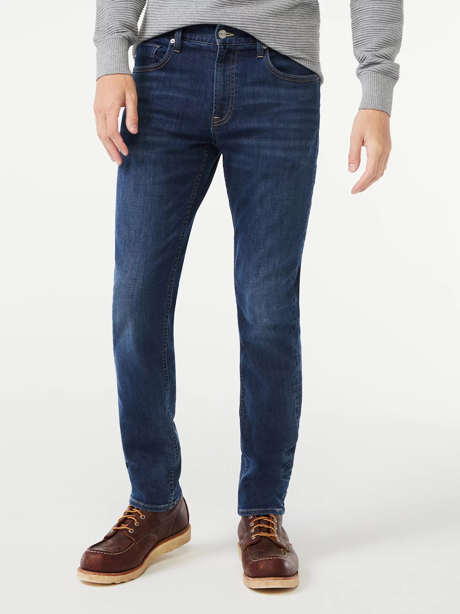 Free Assembly Men's Mid Rise Slim Jean - Walmart.com | Walmart (US)