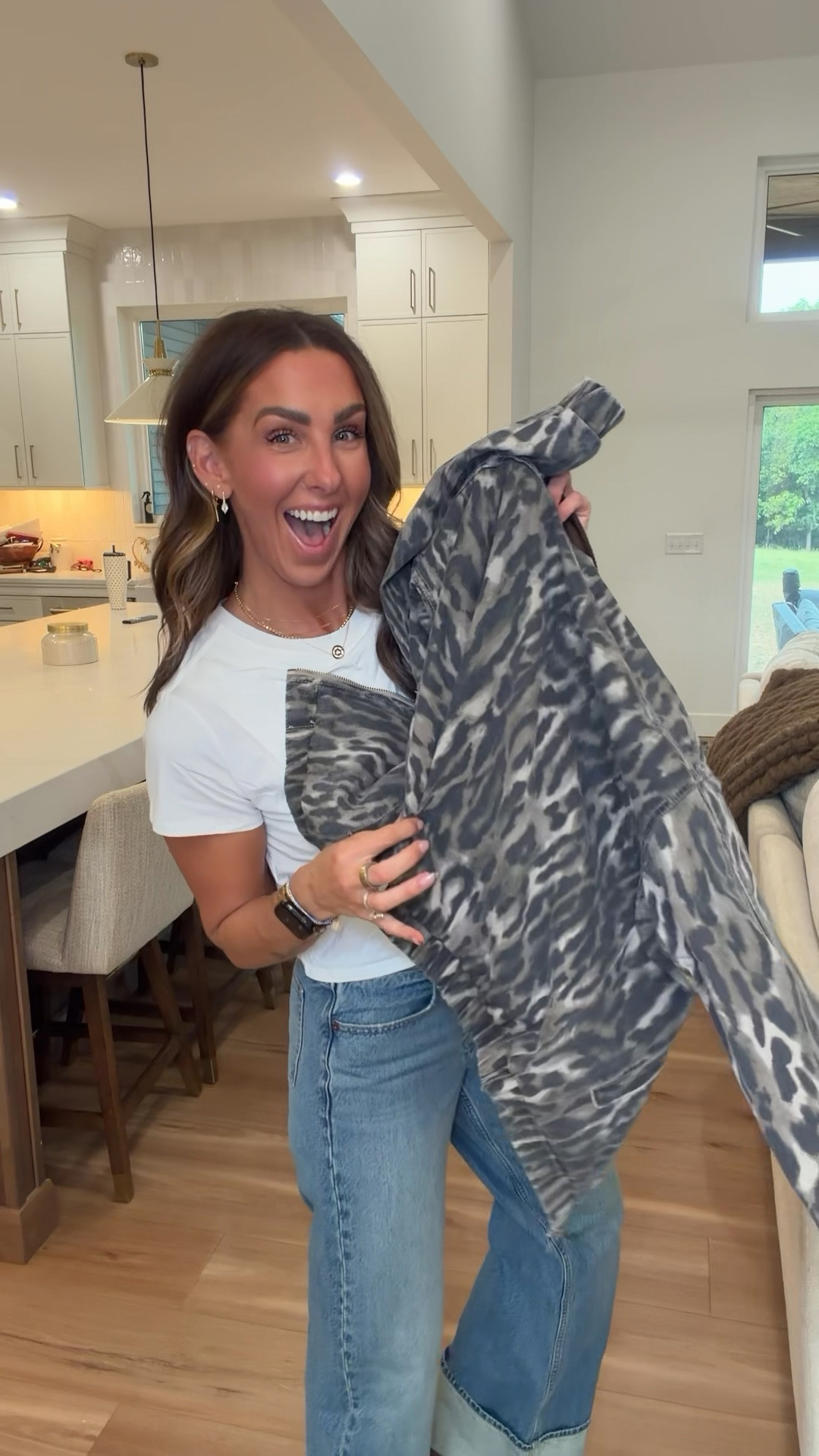 Okkkkk cute denim leopard jacket!

#LTKootd #LTKWorkwear #LTKSaleAlert