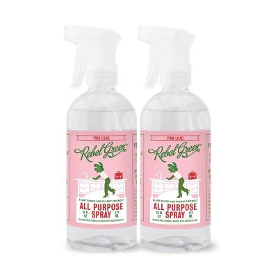 Rebel Green Pink Lilac All Purpose Spray - 32 fl oz/2pk | Target