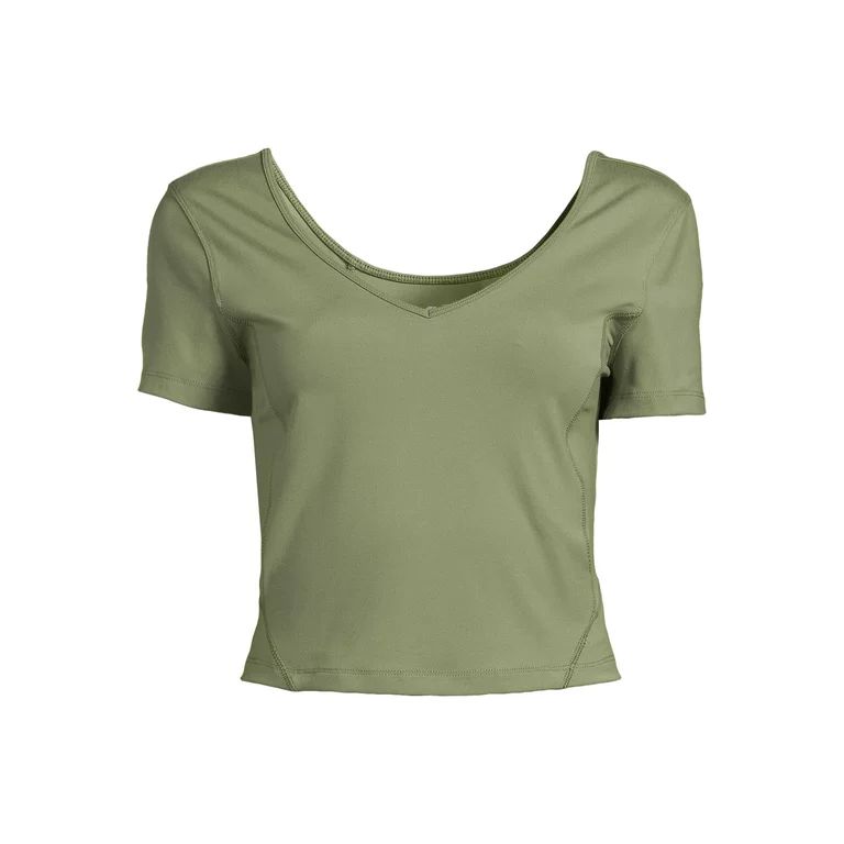 Avia Women's Performance V Neck Short Sleeves T-Shirt | Walmart (US)