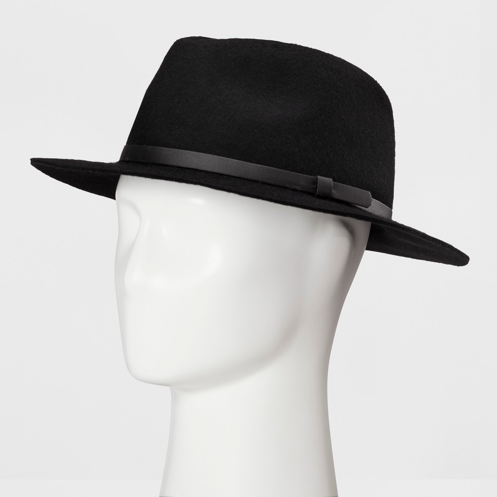 Men's Fedora Hat - Goodfellow & Co Black M/L | Target