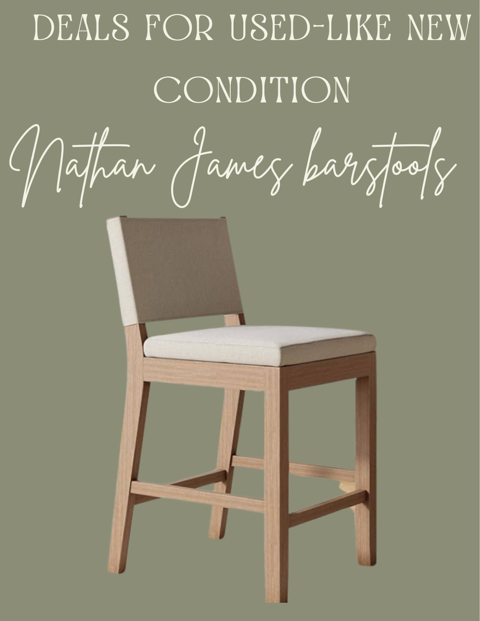 Just discovered the option for “used - like new condition” on MAJOR high quality furniture on amazon! Nathan James for $105??? Sign me uppp  

i’ll be purchasing 2 and giving an update this weekend when they arrive 🤭 so excited! I’ve been wanting new barstools for MONTHS. 

I’ll link for anyone who also wants to snag a deal! Not sure how long they will stay in stock. You can return within 30 days, so why not?!?!

#LTKSaleAlert #LTKFindsUnder100 #LTKHome