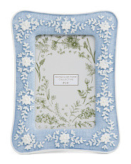 4x6 Bow Floral Tabletop Picture Frame | TJ Maxx