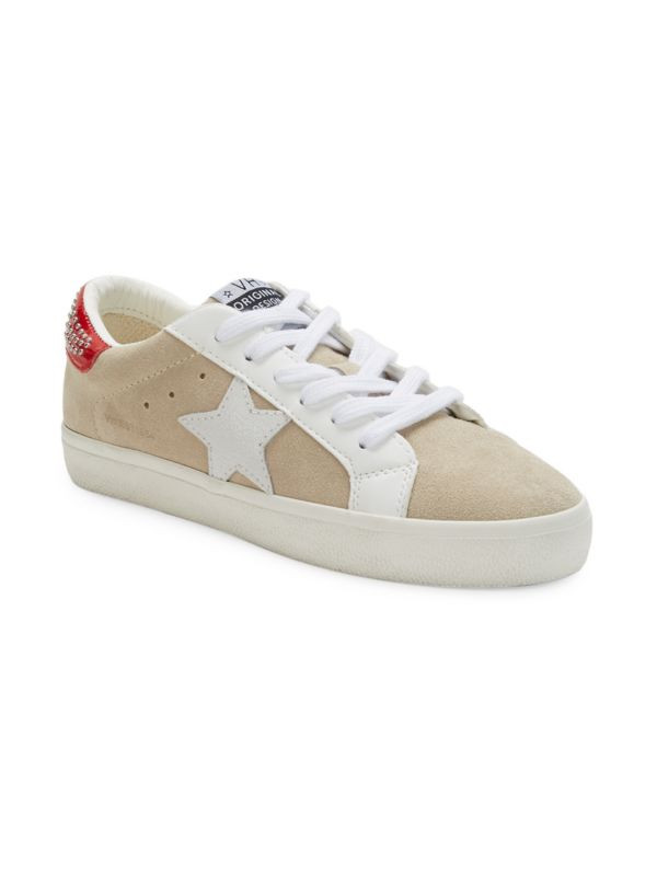 Star Suede & Leather Sneakers | Saks Fifth Avenue OFF 5TH