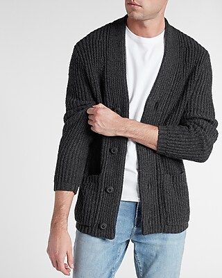 Solid Chunky Cardigan | Express