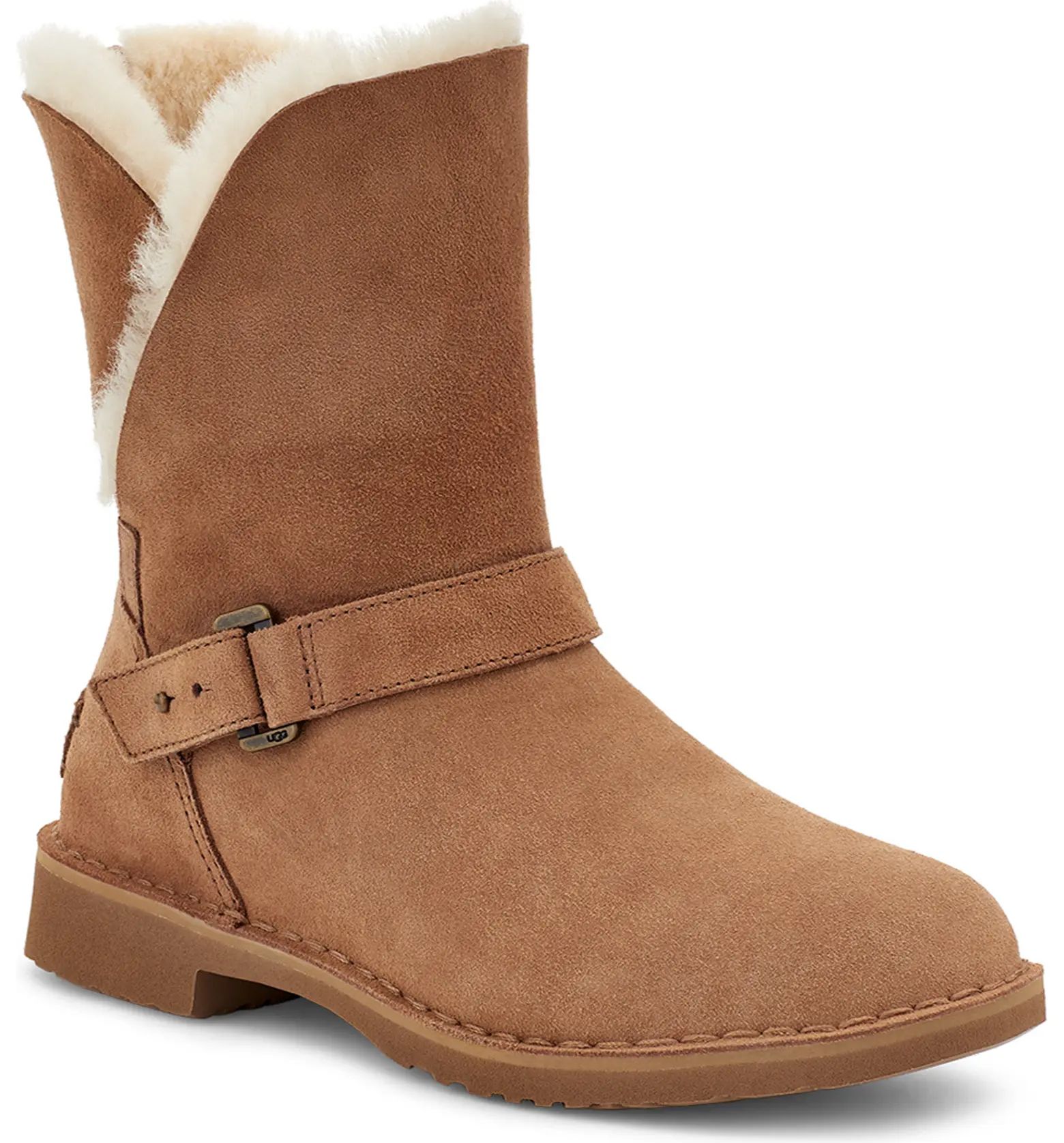 Syden Genuine Shearling Lined Bootie | Nordstrom