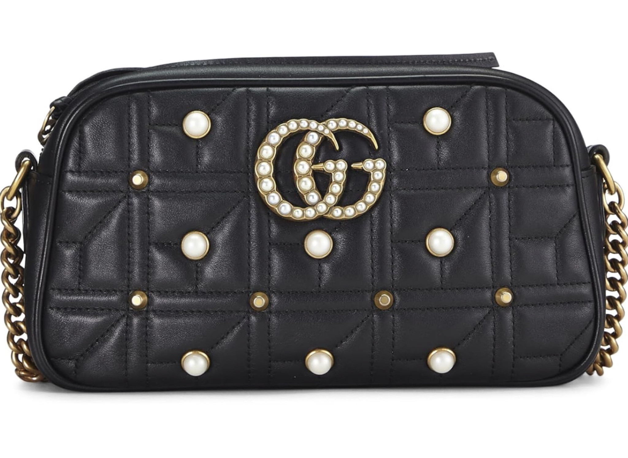 10% off first purchase 🎉

Gucci
Pre-Loved Black Leather & Faux Pearl GG Marmont Crossbody Small, Black

#LTKSaleAlert #LTKItBag #LTKStyleTip