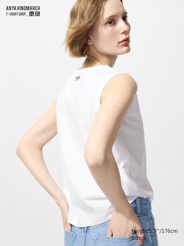 T3SLEEVELESS (Sleeveless T-Shirt) | UNIQLO (UK)