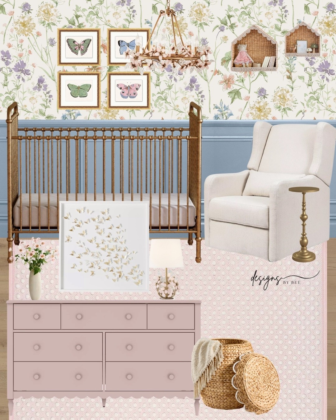 baby girl whimsical nursery design 

#LTKHome #LTKmomlife #LTKBaby
