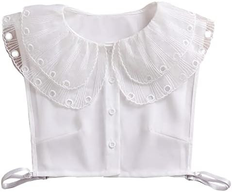 LoudSung Detachable Half Shirt Blouse False Collar Elegant Fake Collar Lapel for Women Girls | Amazon (US)