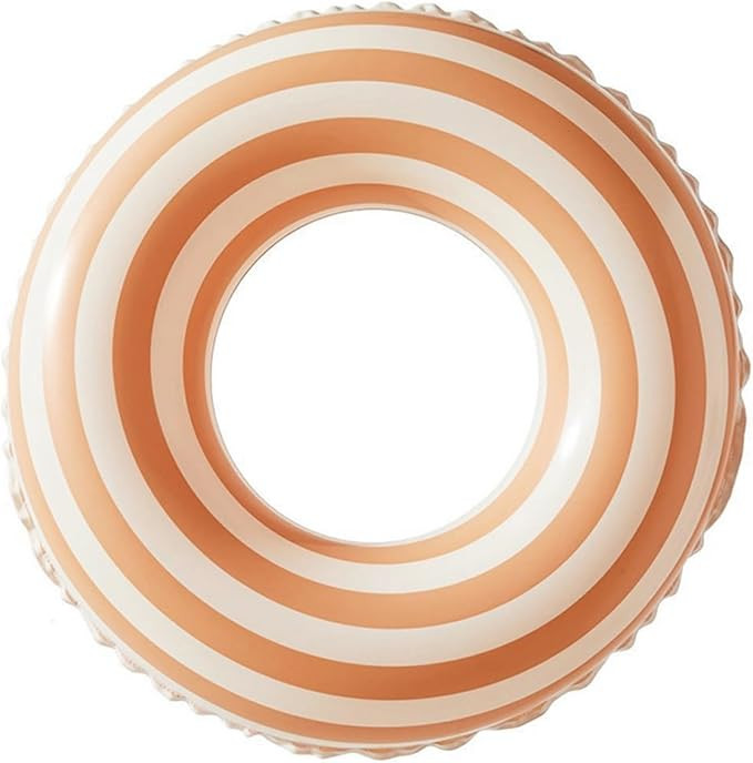Swimming Pool Floats for Kids Ages 5-10, Inflatable Tubes With Simple Stripes, Cute Swim Rings, F... | Amazon (US)