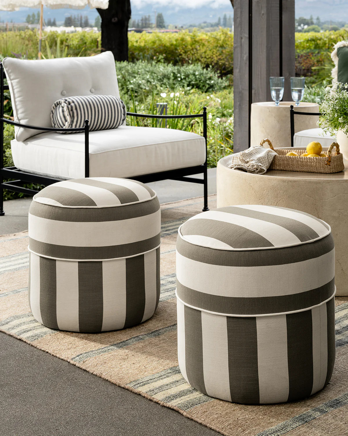 Haviland Upholstered Ottoman | McGee & Co. (US)