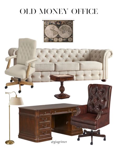 #old #money #traditional #classic #home #office #furniture #mahogany #wood #tufted #chair #sofa #swivel #work #lamp #floor #light #table #side #accent #game #map #tapestry #world #armchair #leather #linen 

👉🏻 SIGN UP for FREE weekly outfit & classic home inspo! https:giagritter.com/inspo 💌

👗SUBSCRIBE for try-on style & home decor hauls🚪https://giagritter.com/subscribe 

🤳🏻FOLLOW ME on Instagram @giagritter for life updates https://giagritter.com/insta 🥂

#LTKHome #LTKWorkwear