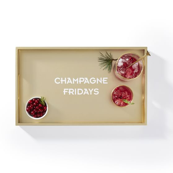 Lacquer Rectangle Serving Tray | Mark and Graham | Mark and Graham