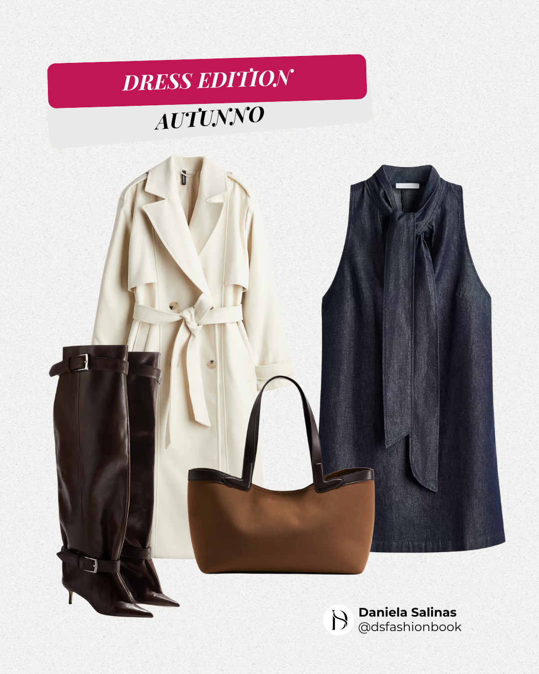 Prenota ora la tua consulenza virtuale di stile personalizzata: Scopri come valorizzare la tua immagine con consigli su moda, abbigliamento e accessori. 
📞 348 10 33936 – 
📧 info@danielasalinas.com

Book your personalized virtual style consultation now: Discover how to enhance your image with expert advice on fashion, clothing, and accessories. 
📞 +39 348 10 33936 – 
📧 info@danielasalinas.com 

 #LTKFashionMonth #LTKitalia #LTKeurope