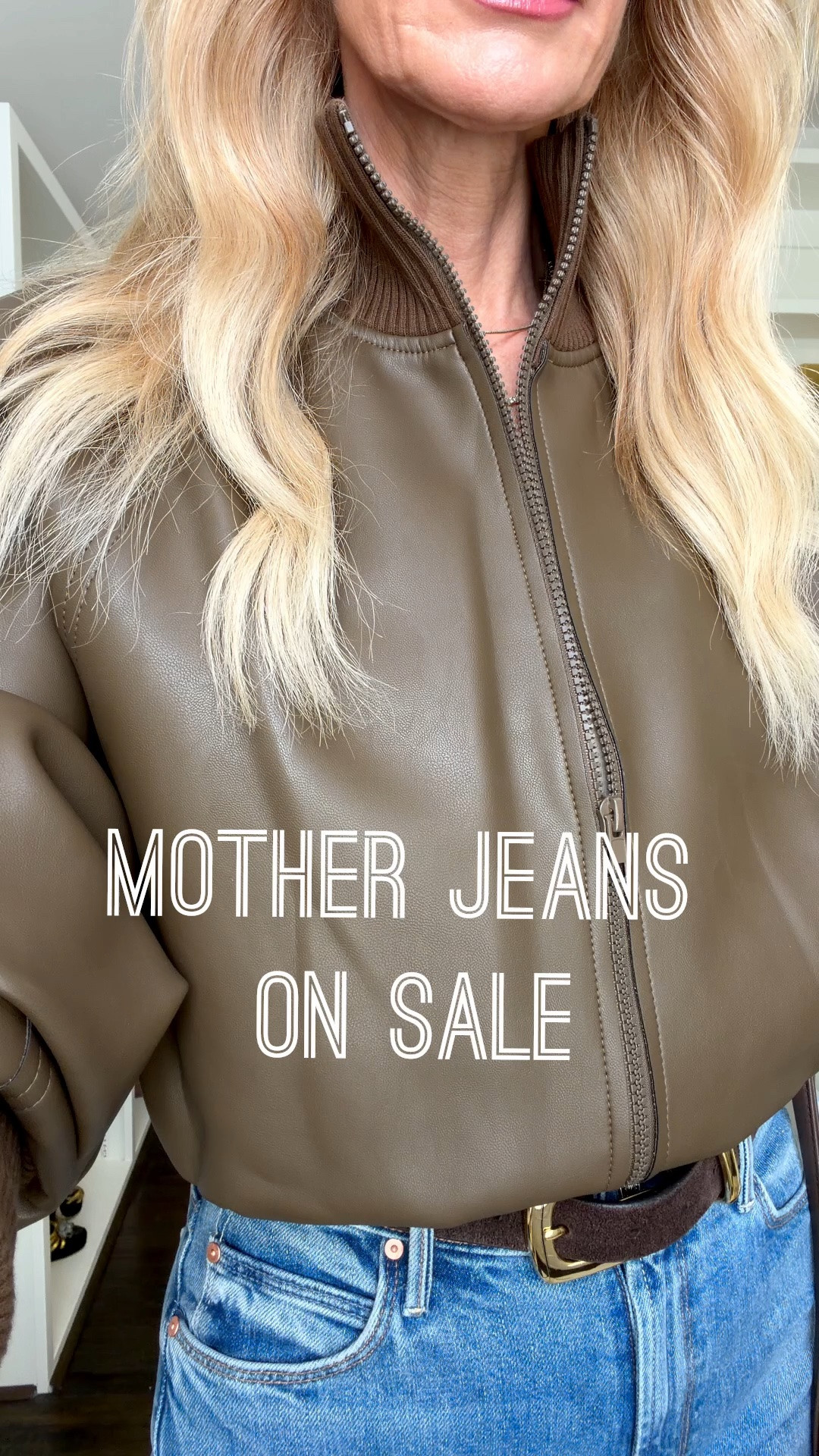 These Mother jeans are on MAJOR sale, and I love the way the wide-leg silhouette looks from every angle. They’re such a chic pair to dress up or wear casually. I’m wearing a size 24. #MotherJeans #DesignerDenim #WideLegJeans #FallFashion #WomenOver40Style #LTKOver40 #LTKSeasonal #LTKStyle 

 